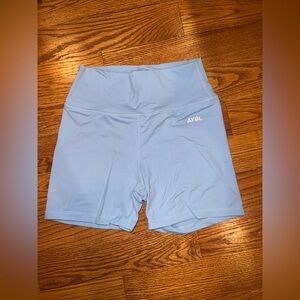 AYBL Blue Athletic Shorts High-Waisted Performance